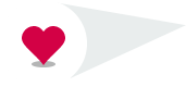 popout heart icon