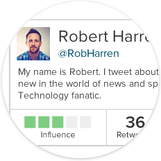 Detail view of influencer