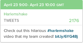 Detail view of social feature